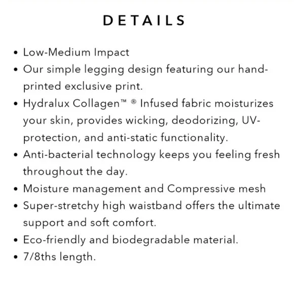 IVL Collective Gold Metallic Cheetah Animal Print Chi Chi Foil HW Leggings Sz 6 - Picture 10 of 10